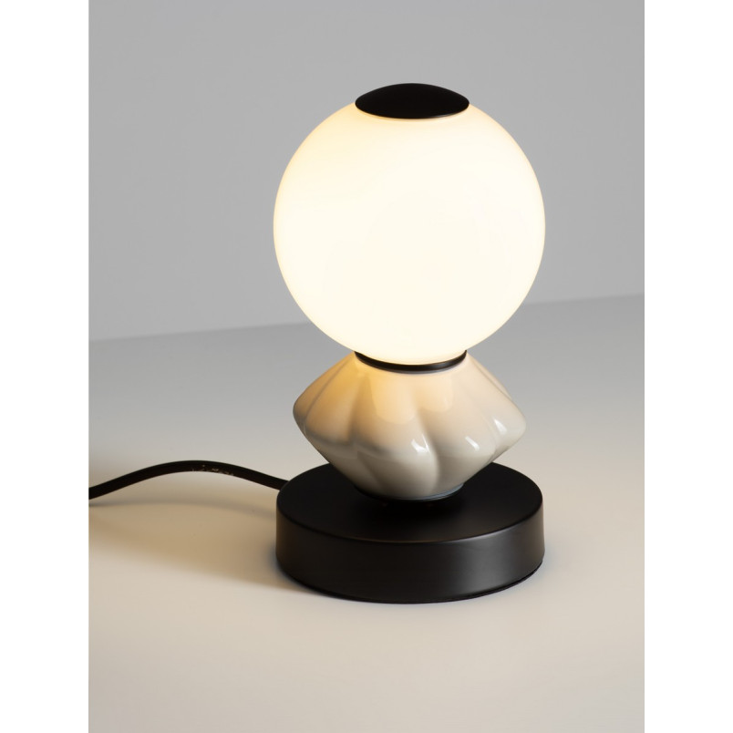 Lampa stołowa Lipana: Szkło i ceramika, LED 22cm - Decolab24
