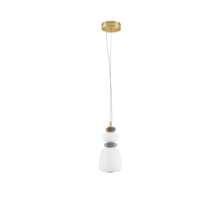 Lampa wisząca Lapo LED - Szklana, Ceramiczna, Multikolor | Decolab24