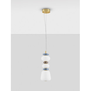 Lampa Wisząca Lapo LED - Szklana Ceramika | Decolab24