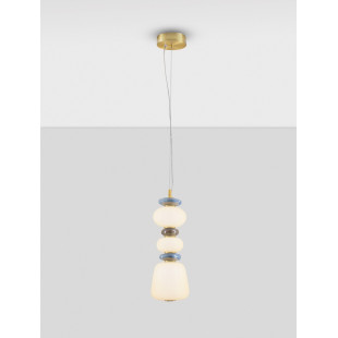 Lampa Wisząca Lapo LED - Szklana Ceramika | Decolab24