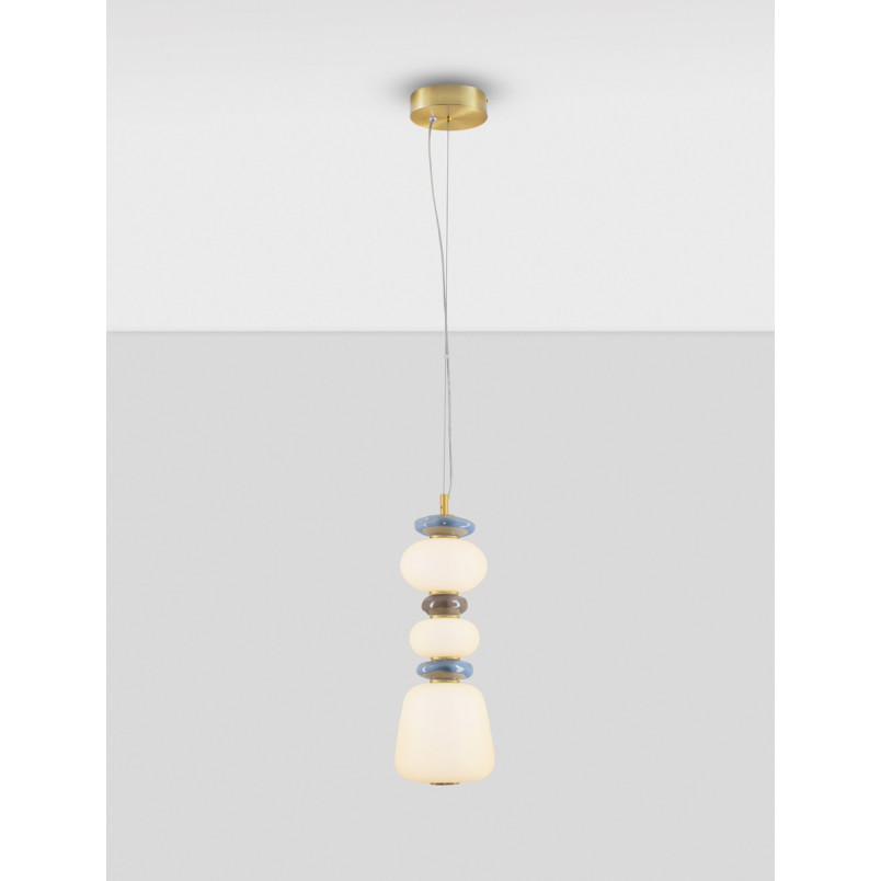 Lampa Wisząca Lapo LED - Szklana Ceramika | Decolab24