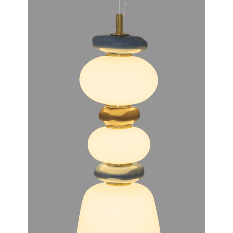 Lampa Wisząca Lapo LED - Szklana Ceramika | Decolab24