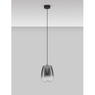 Lampa Wisząca Bloo LED - Szkło Dymione | Decolab24