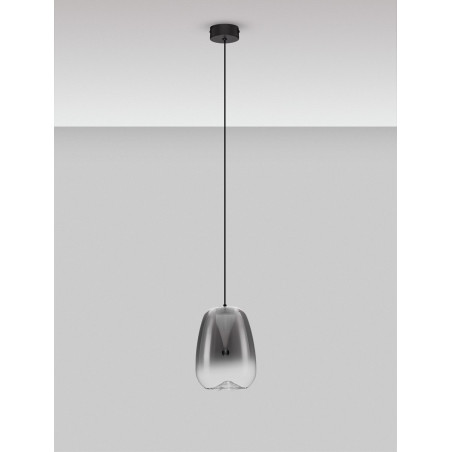 Lampa Wisząca Bloo LED - Szkło Dymione | Decolab24