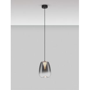 Lampa Wisząca Bloo LED - Szkło Dymione | Decolab24