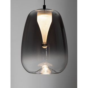 Lampa Wisząca Bloo LED - Szkło Dymione | Decolab24