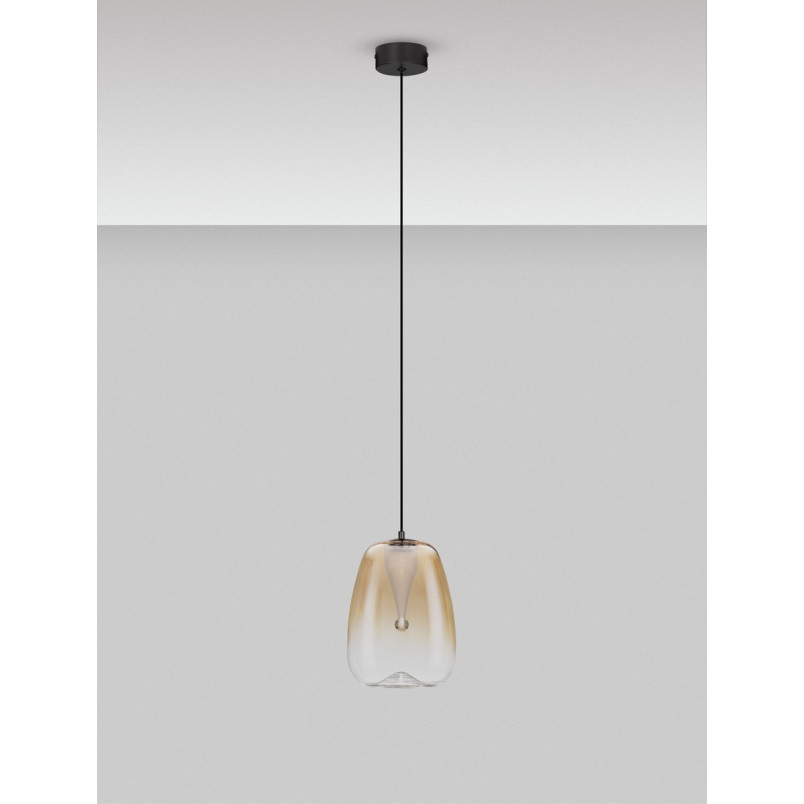 Lampa wisząca Bloo LED - Bursztynowy Blask | Decolab24