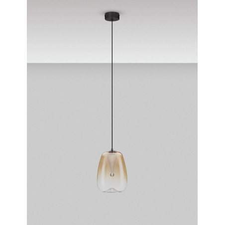 Lampa wisząca Bloo LED - Bursztynowy Blask | Decolab24