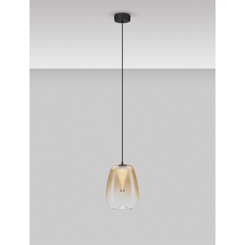 Lampa wisząca Bloo LED - Bursztynowy Blask | Decolab24