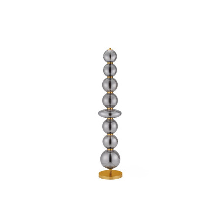 Lampa podłogowa Vayn LED | Szkło dymione, ściemniacz | Decolab24