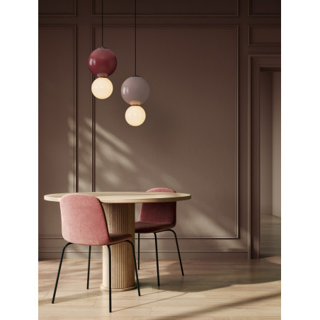 Lampa wisząca Senio: Szkło i porcelana, styl Art Deco - Decolab24