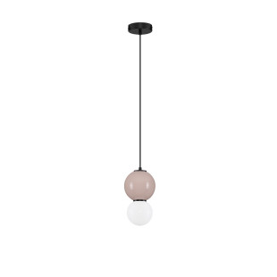 Lampa Wisząca Senio: Szklana Kula z Porcelaną | Decolab24