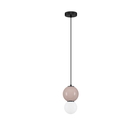 Lampa Wisząca Senio: Szklana Kula z Porcelaną | Decolab24