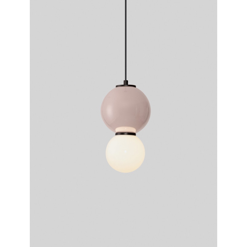 Lampa Wisząca Senio: Szklana Kula z Porcelaną | Decolab24