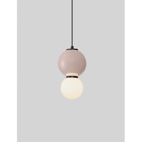 Lampa Wisząca Senio: Szklana Kula z Porcelaną | Decolab24