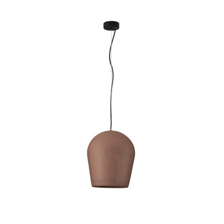 Lampa wisząca ogrodowa Miop - beton, czerwona | Decolab24
