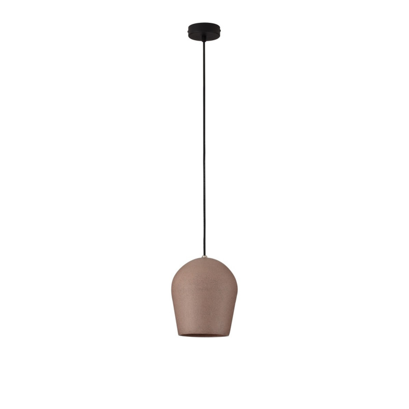 Lampa wisząca ogrodowa Miop - betonowa, czerwona | Decolab24