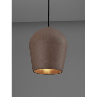 Lampa wisząca ogrodowa Miop - betonowa, czerwona | Decolab24