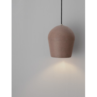 Lampa wisząca ogrodowa Miop - betonowa, czerwona | Decolab24