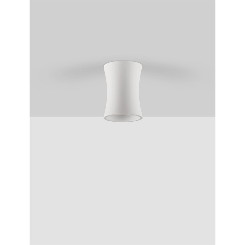 Lampa gipsowa Eipal 8cm - Biała | Decolab24