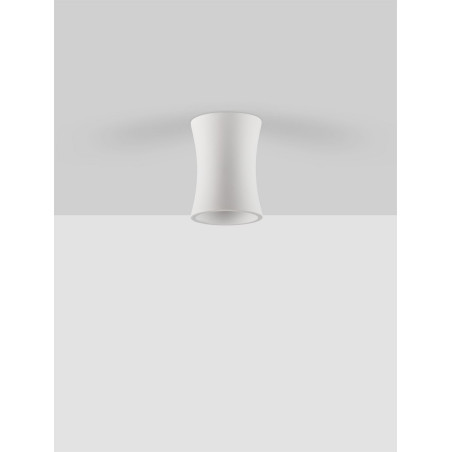 Lampa gipsowa Eipal 8cm - Biała | Decolab24