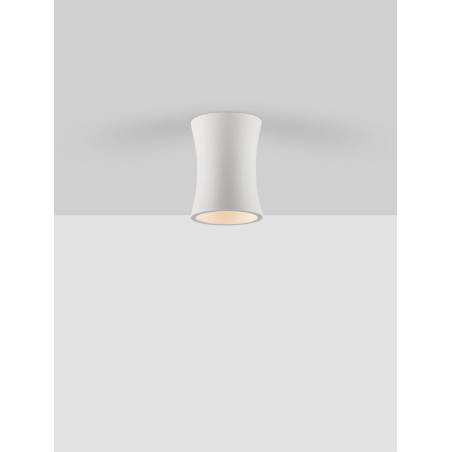 Lampa gipsowa Eipal 8cm - Biała | Decolab24