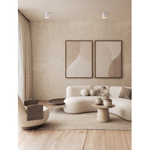 Lampa spot gipsowa Kua - Decolab24 | Loft i Japandi