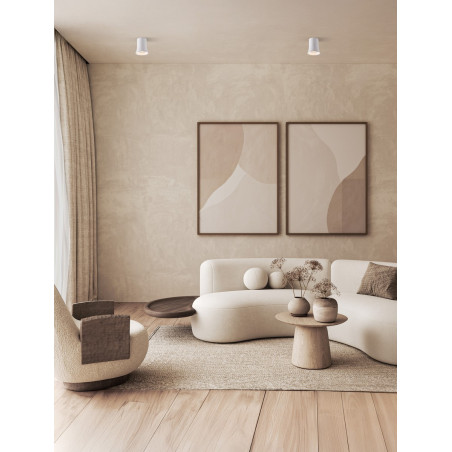 Lampa spot gipsowa Kua - Decolab24 | Loft i Japandi
