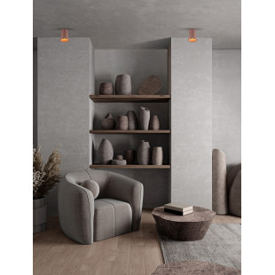 Lampa spot betonowa Kua | Loftowa lampa ścienna - Decolab24