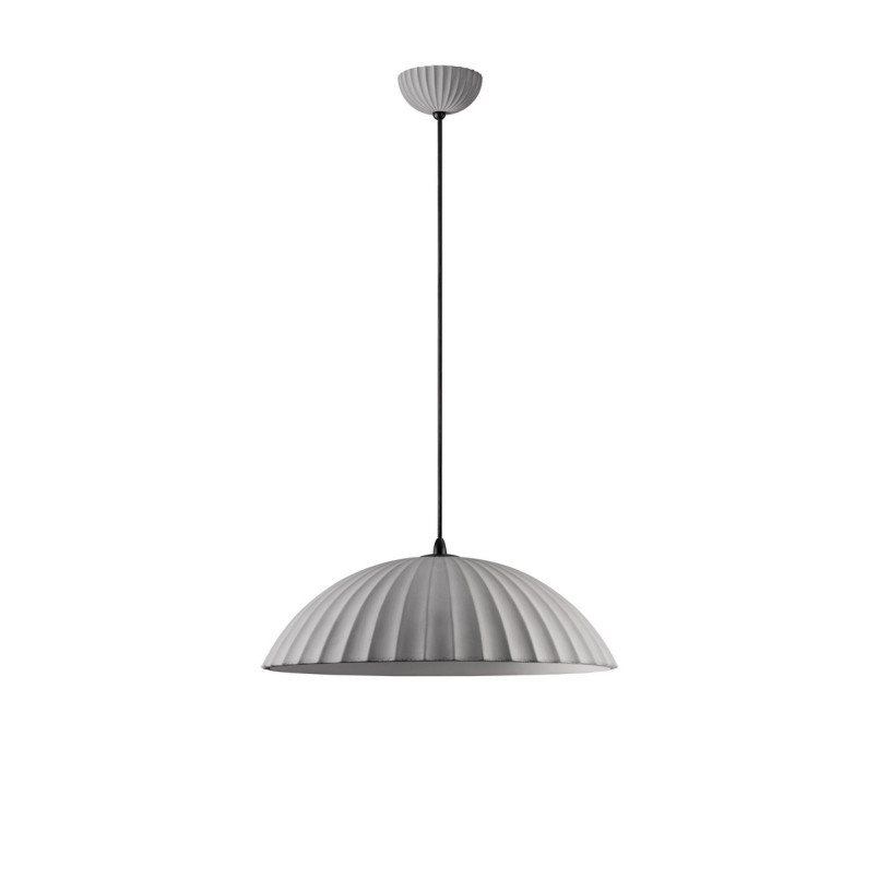 Lampa betonowa wisząca Momas | Czarno-szara, 50cm | Decolab24