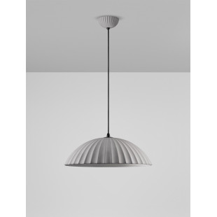 Lampa betonowa wisząca Momas | Czarno-szara, 50cm | Decolab24