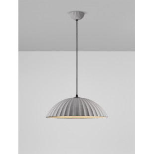 Lampa betonowa wisząca Momas | Czarno-szara, 50cm | Decolab24
