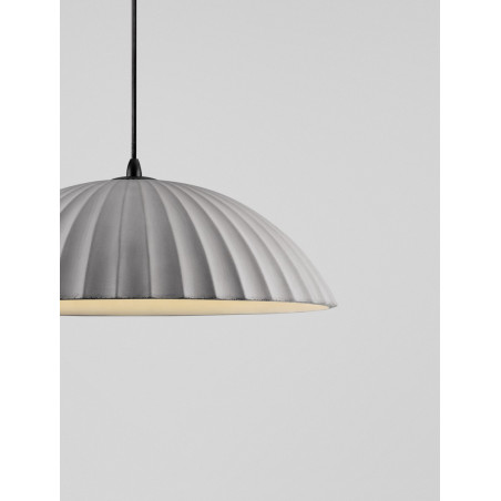 Lampa betonowa wisząca Momas | Czarno-szara, 50cm | Decolab24