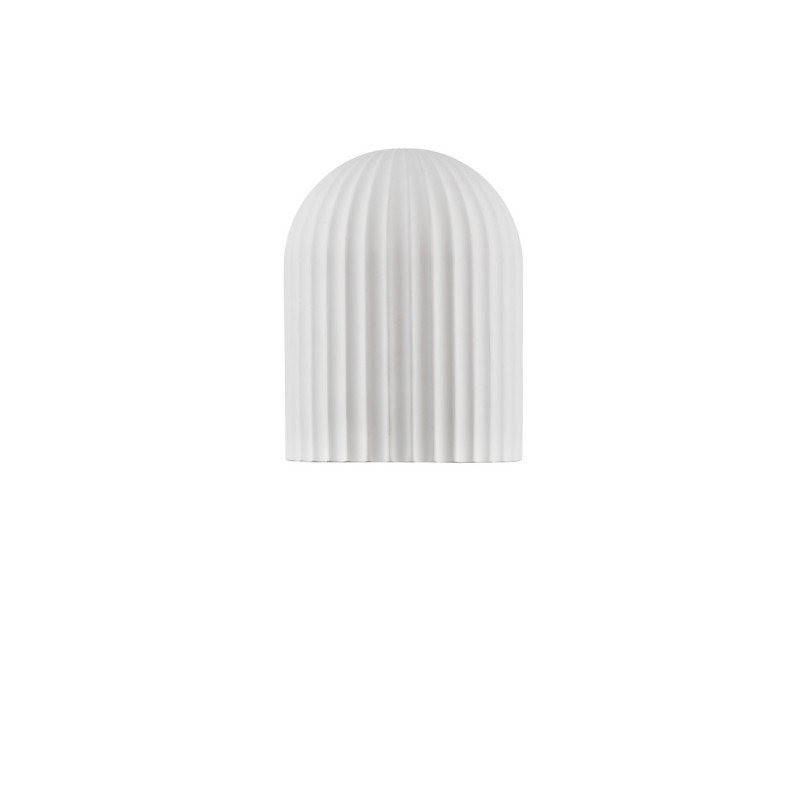 Kinkiet gipsowy biały Momas | Elegancki design Japandi