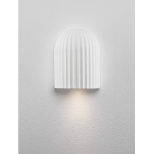 Kinkiet gipsowy biały Momas | Elegancki design Japandi