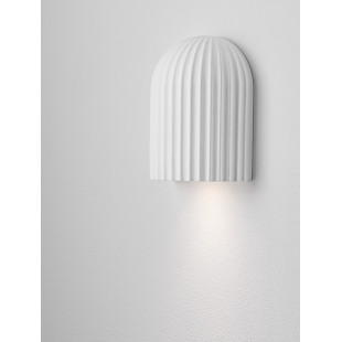 Kinkiet gipsowy biały Momas | Elegancki design Japandi