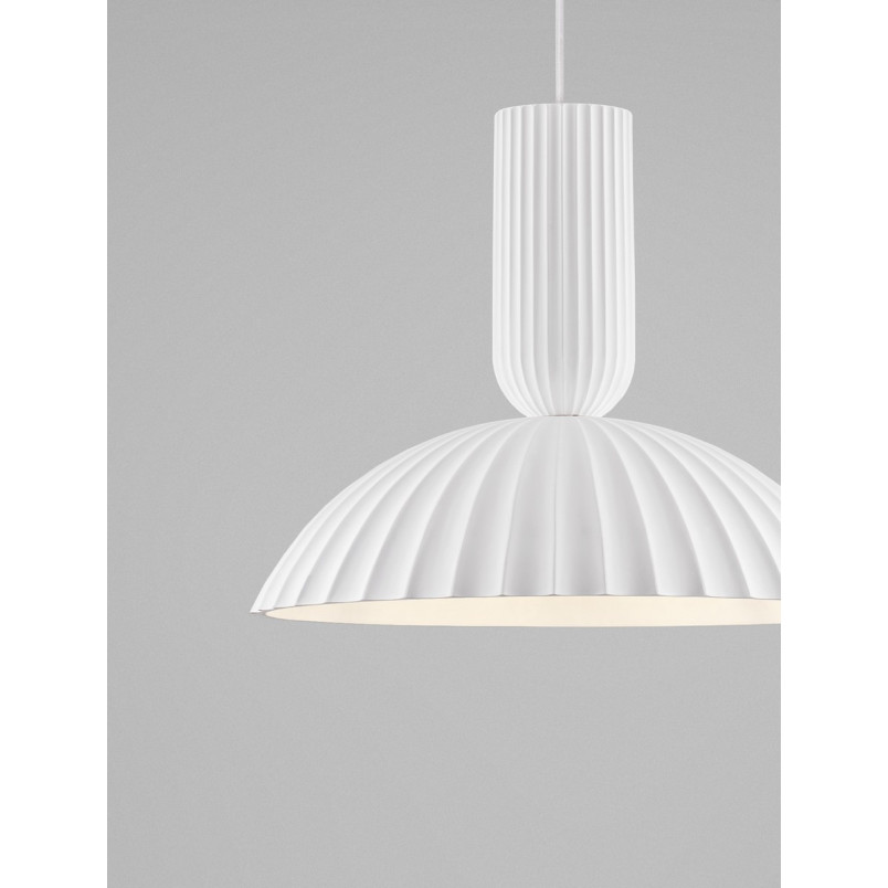 Lampa wisząca gipsowa Momas - Elegancki design w stylu Japandi