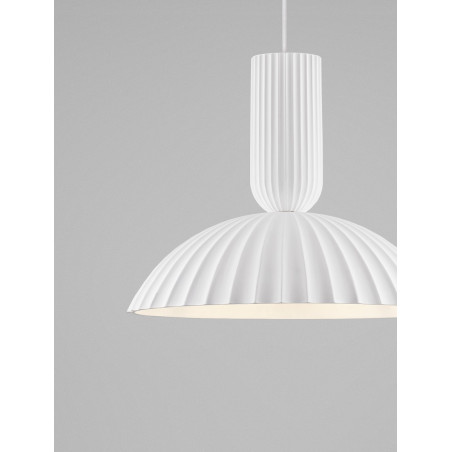 Lampa wisząca gipsowa Momas - Elegancki design w stylu Japandi