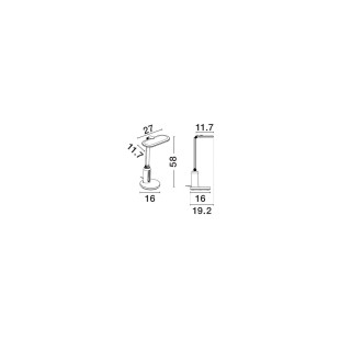 Lampa biurkowa LED Ligobit 4000K - Nowoczesny design | Decolab24