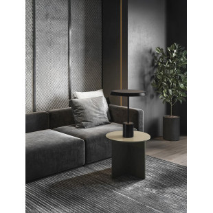 Lampa Holia LED - Nowoczesny design, czarny i drewno | Decolab24