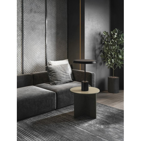 Lampa Holia LED - Nowoczesny design, czarny i drewno | Decolab24