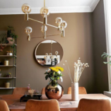 Lampa wisząca glamour Capital - Markslojd | Złota