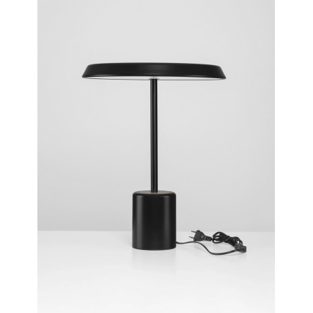 Lampa Holia LED - Nowoczesny design, czarny i drewno | Decolab24