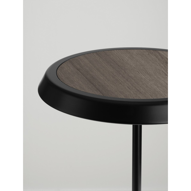 Lampa Holia LED - Nowoczesny design, czarny i drewno | Decolab24