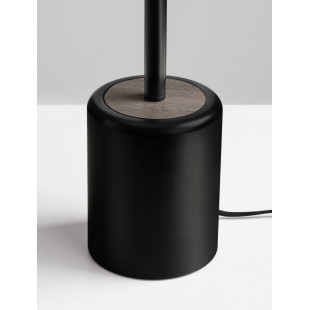 Lampa Holia LED - Nowoczesny design, czarny i drewno | Decolab24