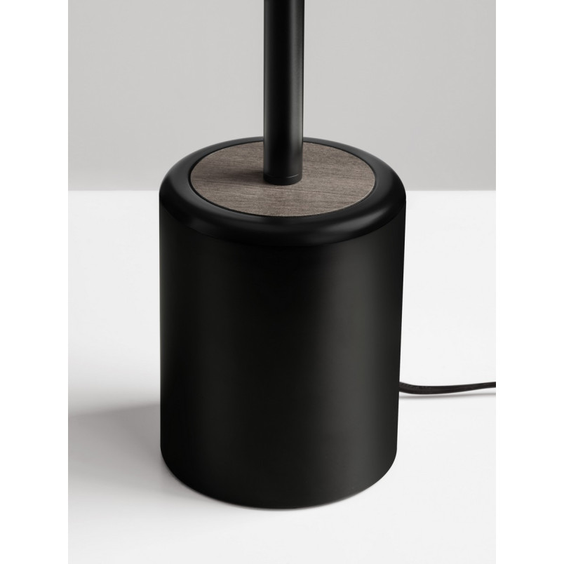 Lampa Holia LED - Nowoczesny design, czarny i drewno | Decolab24
