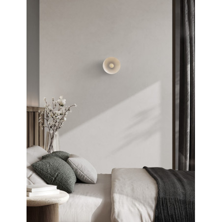 Kinkiet Okrągły Nioa Biały | Decolab24 - Loft i Retro