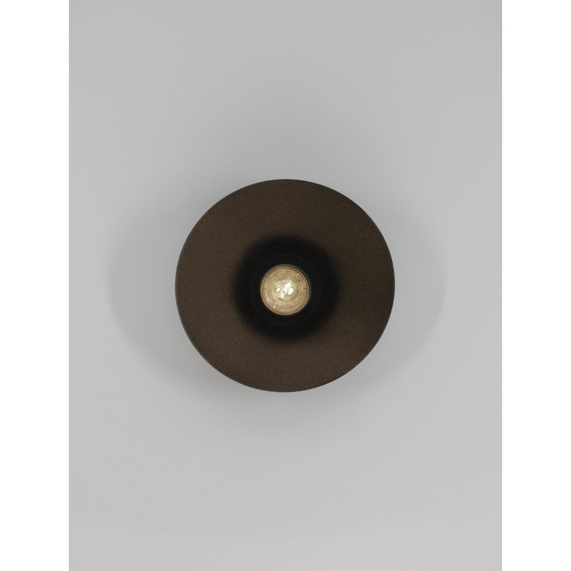 Kinkiet okrągły Nioa czarny | Loft, Retro | Decolab24