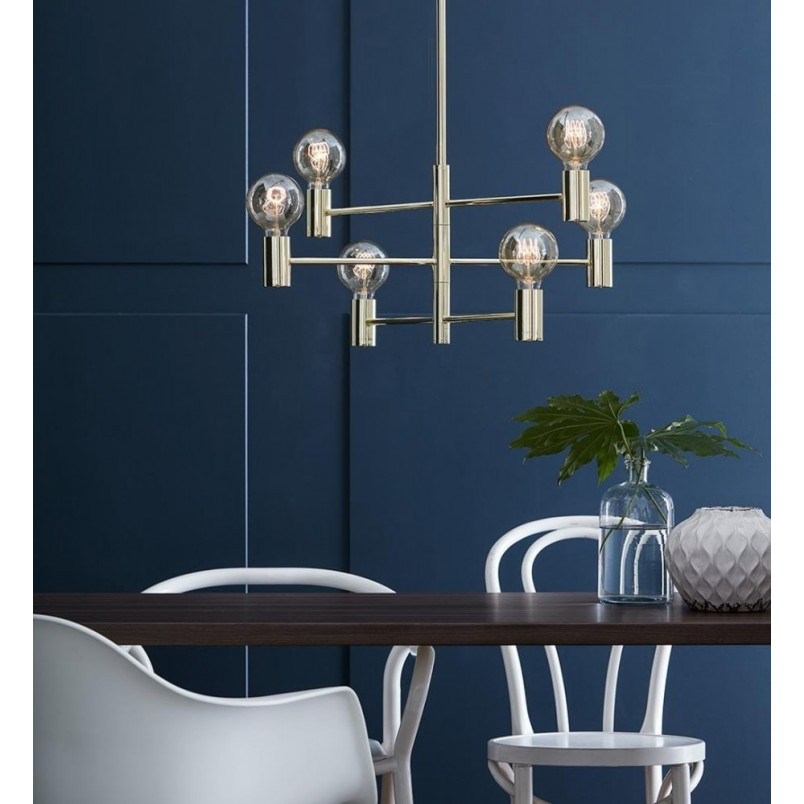 Lampa wisząca glamour Capital - Markslojd | Złota