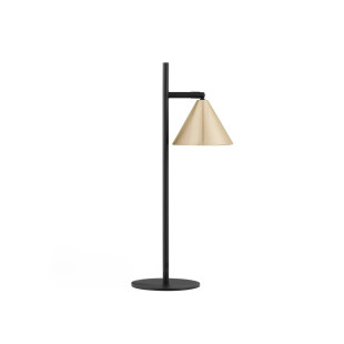 Lampa biurkowa stożek Nocun | Czarny/Złoto Decolab24